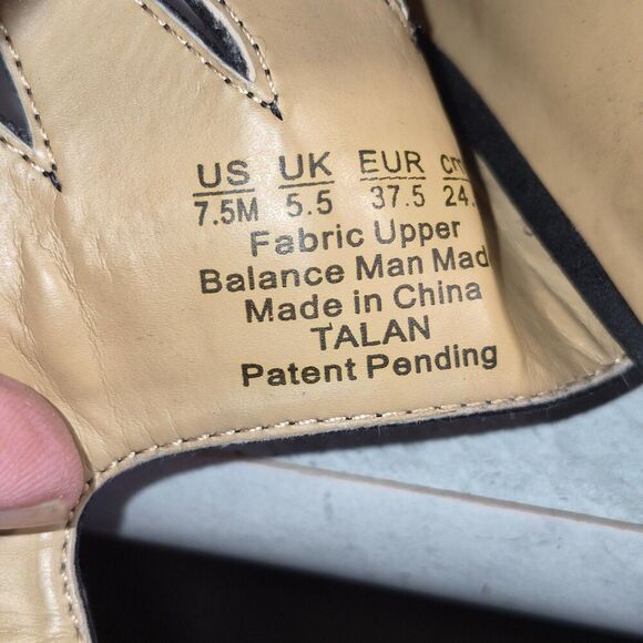 Black Naturalizer Heeled Dress Shoes Size 7.5 - Picture 8 of 11